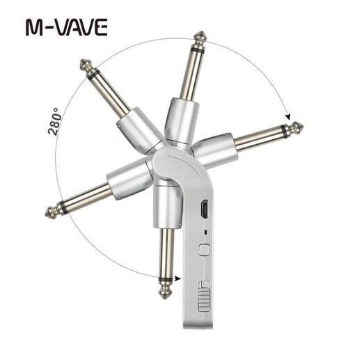 M-VAVE WP-1无线音频传输 电木吉他音箱连接器收发器6.5