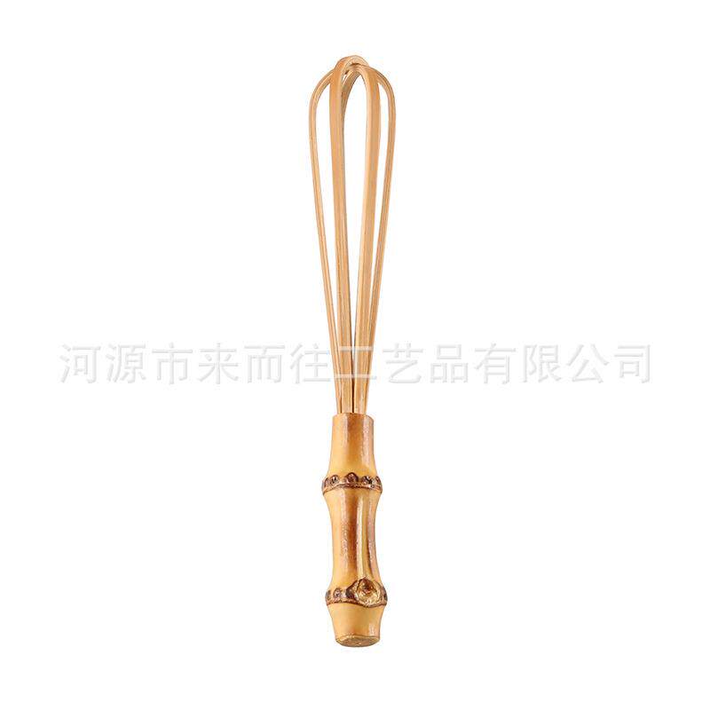 打蛋器手工竹节根青丝厨房烘培工具小号迷你鸡蛋搅拌棒奶油打发器