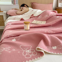 Zhi Su three-layer gauze cover blanket, cotton gauze blanket, multi-functional F5M87567 towel blanket, household bedding sheet function towel blanket thumbnail 2
