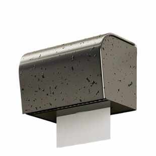 卫生间纸巾盒免打孔浴室防水太空铝厕纸盒厕所抽纸盒卫生纸置物架