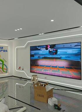 室内P1.示86P1.86proled显示屏会议室展厅小间距led高显清间小距l