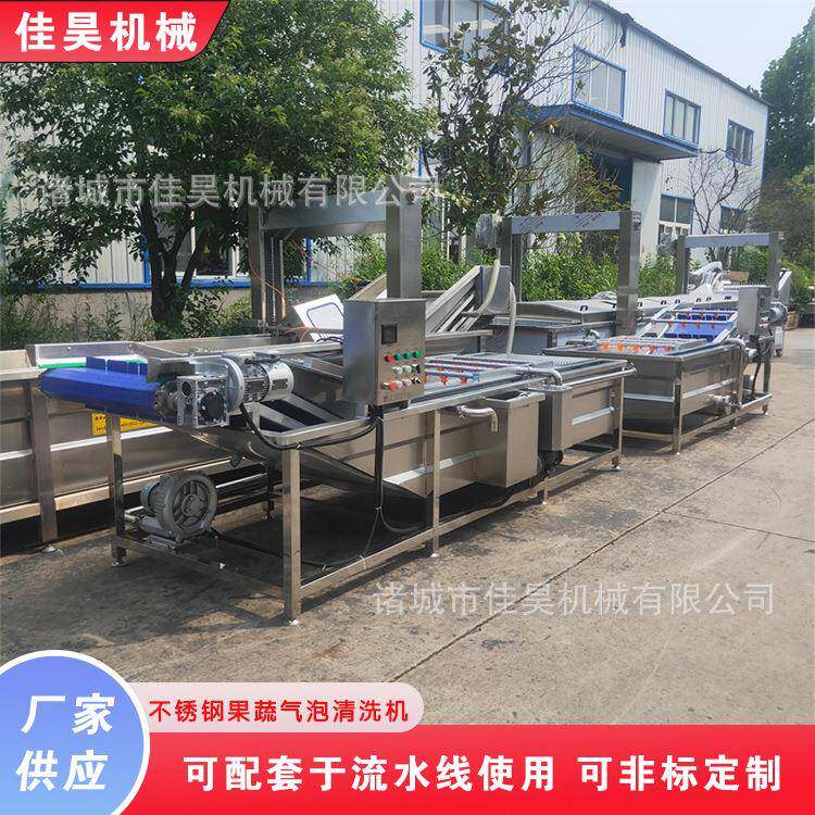 净菜青椒多功能洗菜机机器果蔬气泡清洗设备商用大型蔬菜清洗机