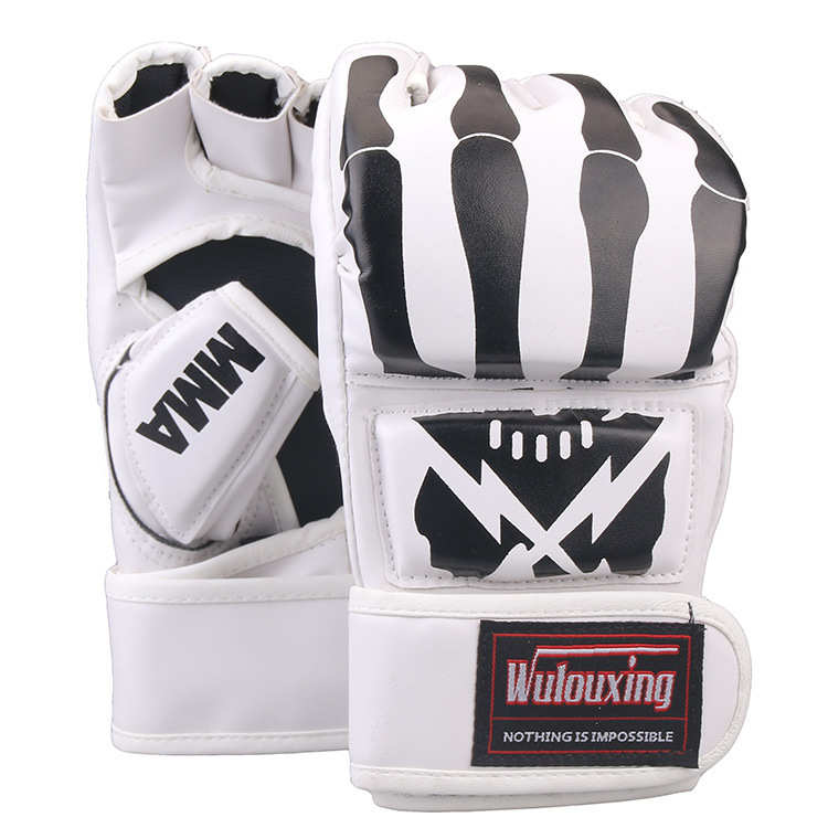 套拳击格斗散打泰mma半ufc拳击手套搏击拳套成人训练打指拳套沙袋