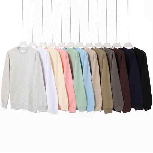 Combed cotton large looped shoulder sweatshirt for men,