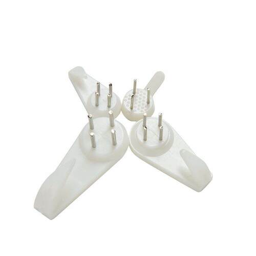20PCS Plastic Hard Picture Frame Wall Hooks Photos Mirror Ga