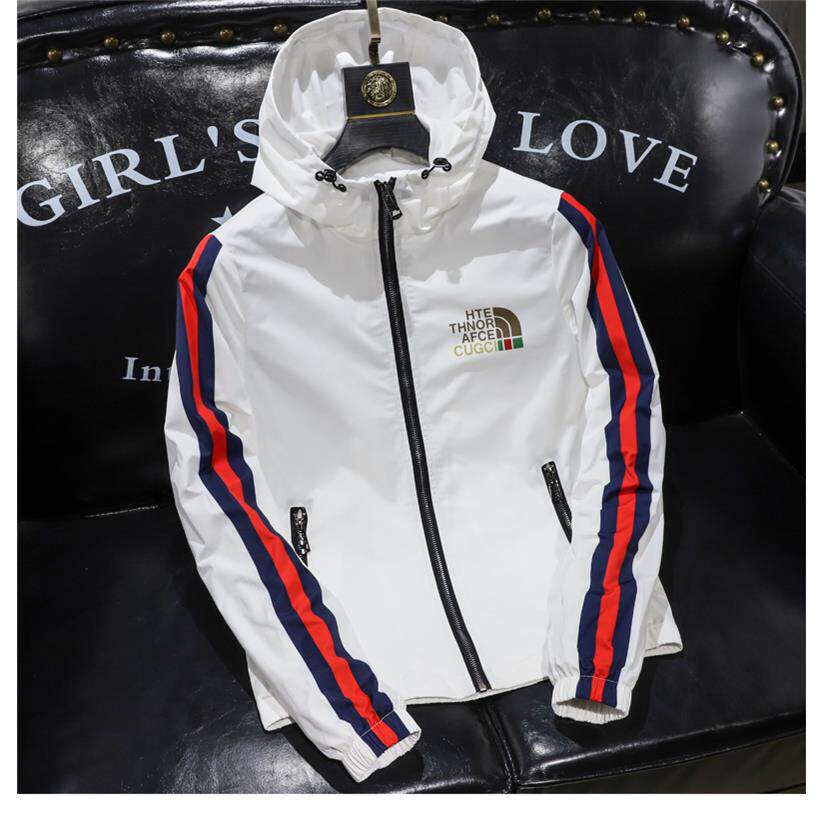 春秋新款欧货加绒短款夹克外套男上衣连帽休闲薄款外穿男装潮风衣