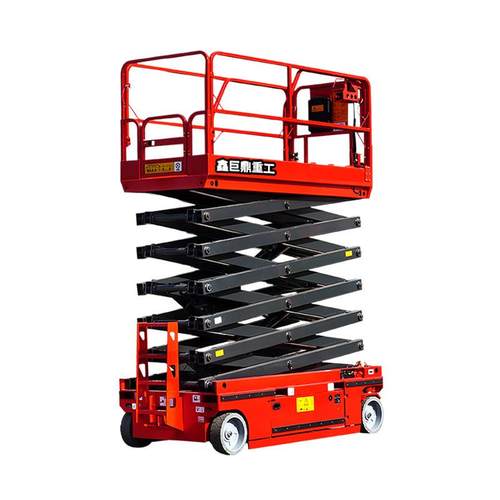 全自动剪叉式升降平台12米高空作业车10m登高车14自行走升降机