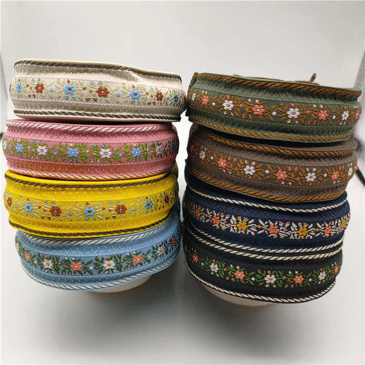 2.5cm民族花边提花织带 彩色涤纶刺绣花朵网格边线民族织带现货,纺织面料/辅料/配套,织带/丝带/缎带,淘宝优惠券,粉丝福利购,淘宝优惠卷