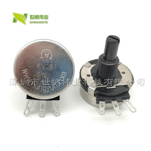 全新电焊机单联旋钮电位器RV28P-B102 替代WTH118-2W-1K RV28B102