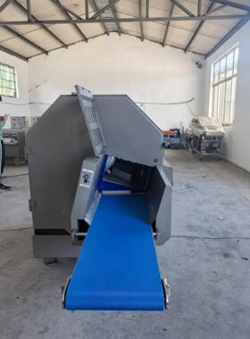 不锈钢奶型冻肉排机器 剁块机不锈UUN钢大培根切割机全自动砍酪