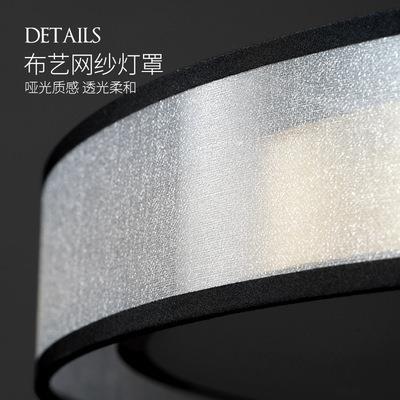 北欧卧室吸顶灯全铜超薄圆形温馨浪漫房间灯具led灯现代简约灯饰