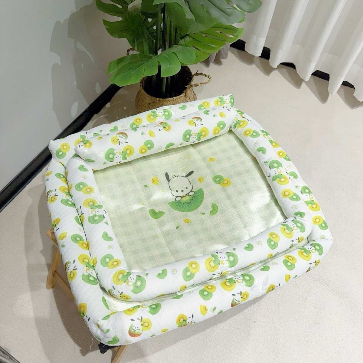 卡通凉窝二件套冰丝凉席夏季猫窝狗窝凉垫凉席窝通用支持