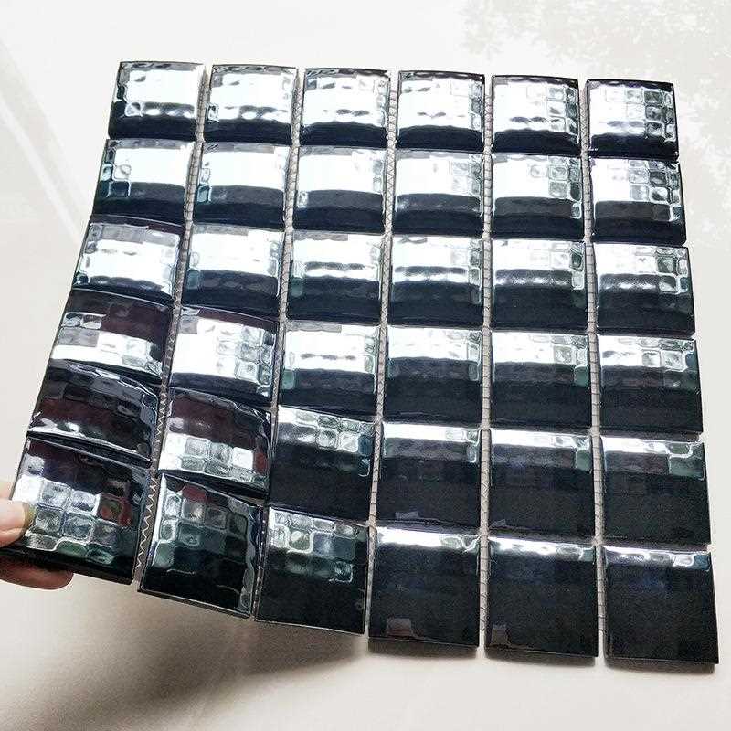 新款直销白色现代简约凸面包陶瓷马赛克瓷砖餐厅酒店卫生间背景内