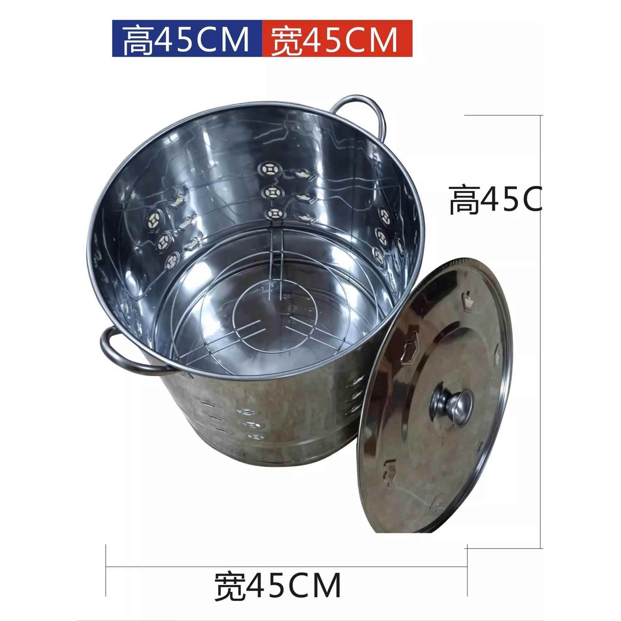 烧经家不锈GSS钢元纸桶聚宝盆焚烧炉化金桶宝用炉专用桶烧金桶无