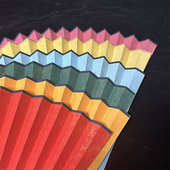 文玩折扇扇面苏工高档中国风空白文玩洒金鎏金熟宣薄面绘画薄面