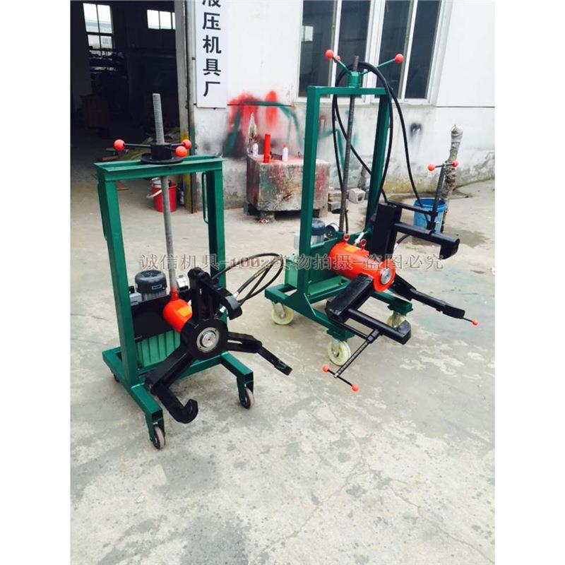 三爪拉马顶拔器液压三抓拉马轴承拆卸工具100T吨电动升降小车拉马