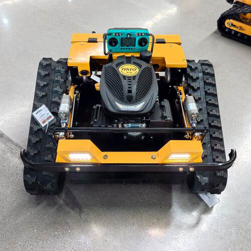 出口法国履带式果园碎草机 自走式遥控除草机 农场林地适用割草机