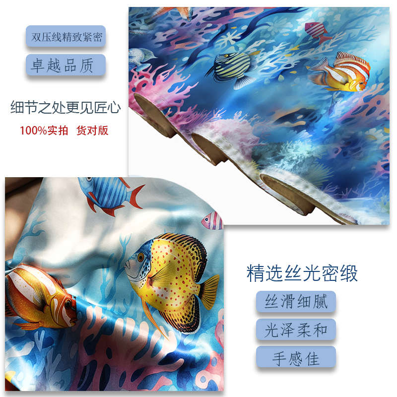 酒店宾馆亲子房布置装饰民宿卡通动漫儿童海洋主题床旗床盖床尾巾