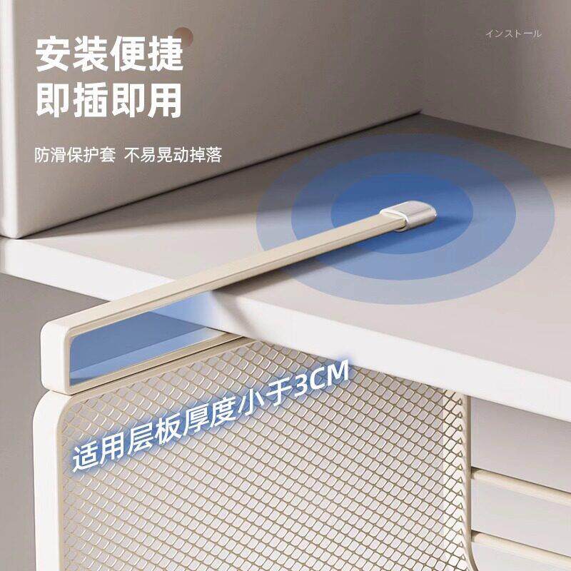 可伸缩厨房置物架收纳神器柜子内分层悬挂篮橱柜下挂架收纳架