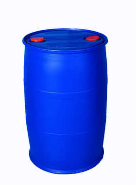 200升塑料桶双环闭口桶200L圆桶200公斤化工包桶加厚蓝色PE塑胶桶