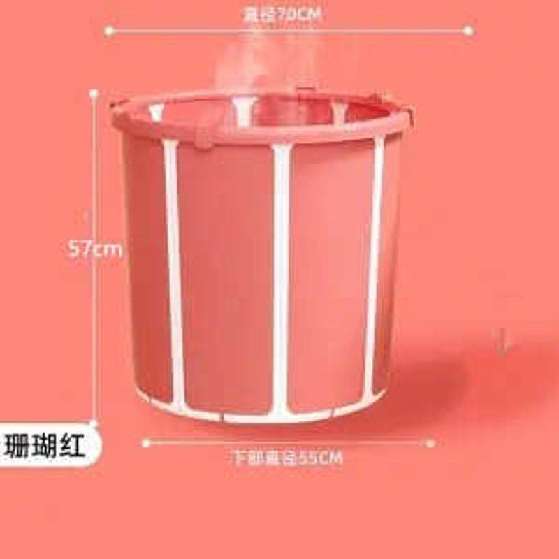 批发桶浴缸浴盆泡澡全身安装儿童免折叠浴沐浴圆形桶家用大人5zw