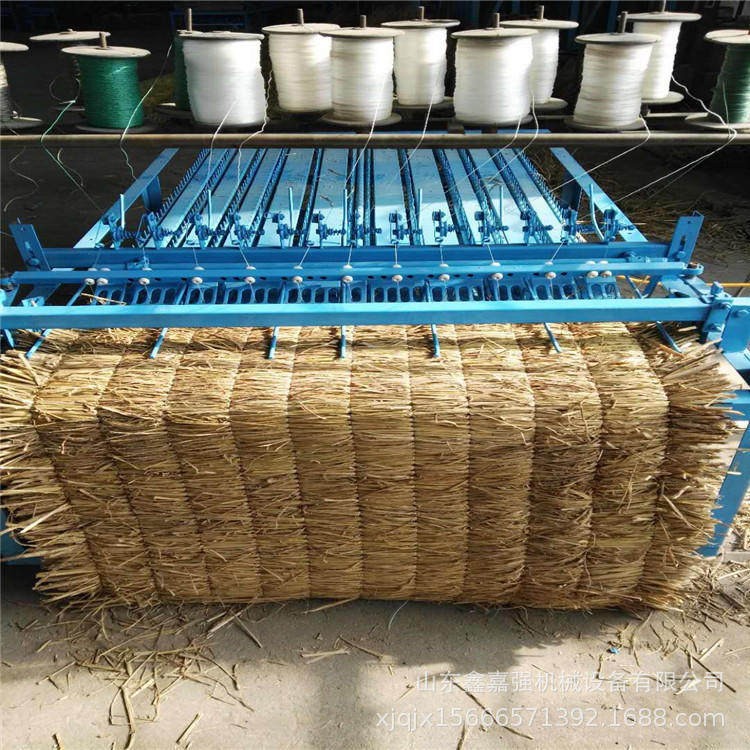 杂草稻草编织机 多针距厚度可调草席机麦草蒲草自动送料编织机