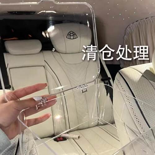 Dust-proof transparent tea set storage box with lid, suitabl