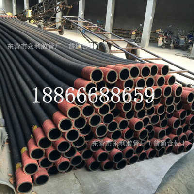 丝橡胶吸管耐磨管抽水红皮高压胶管钢丝沙钢
