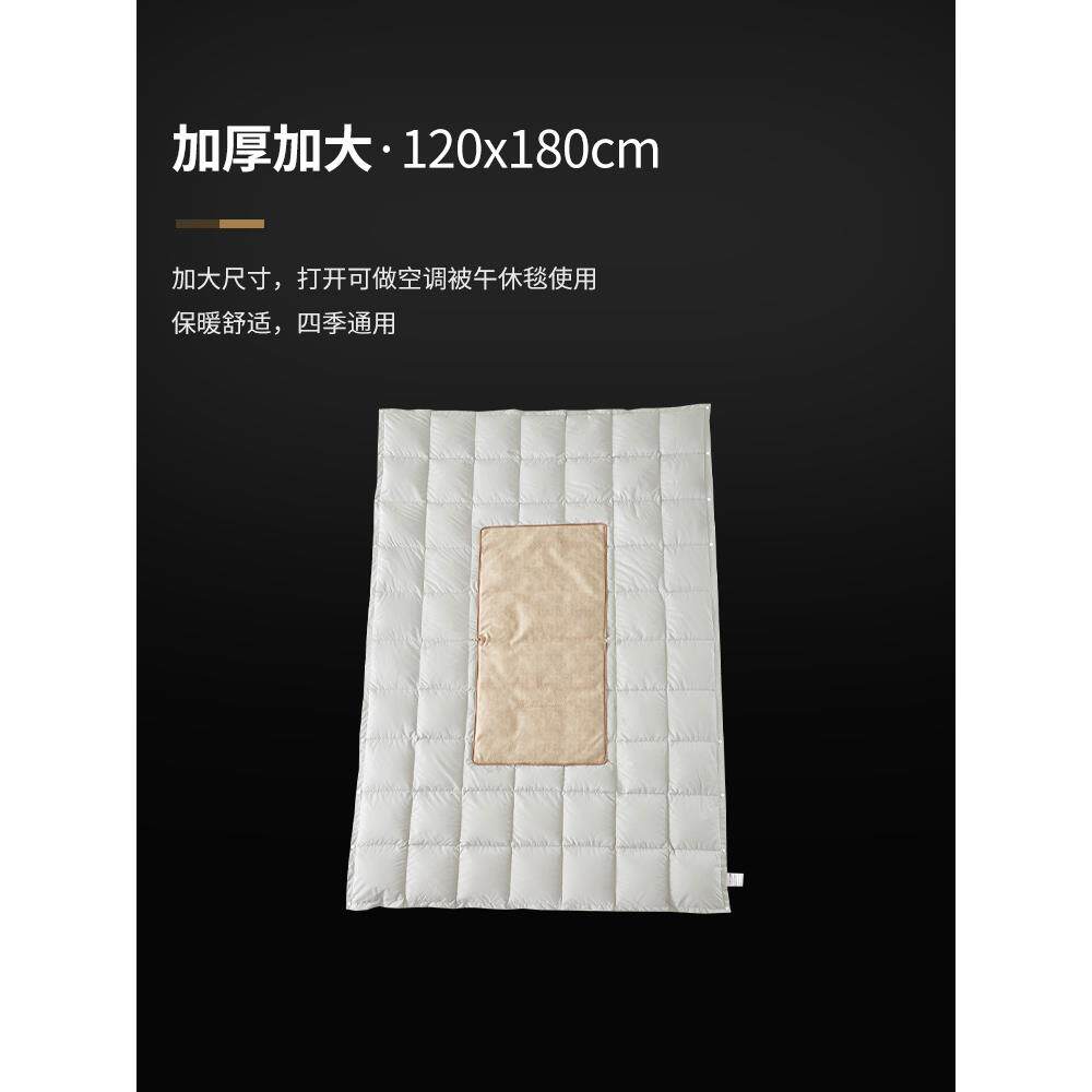 9ZRT羽绒汽车抱枕被子两用车内车用羽绒被空调被靠枕车载二合一抱