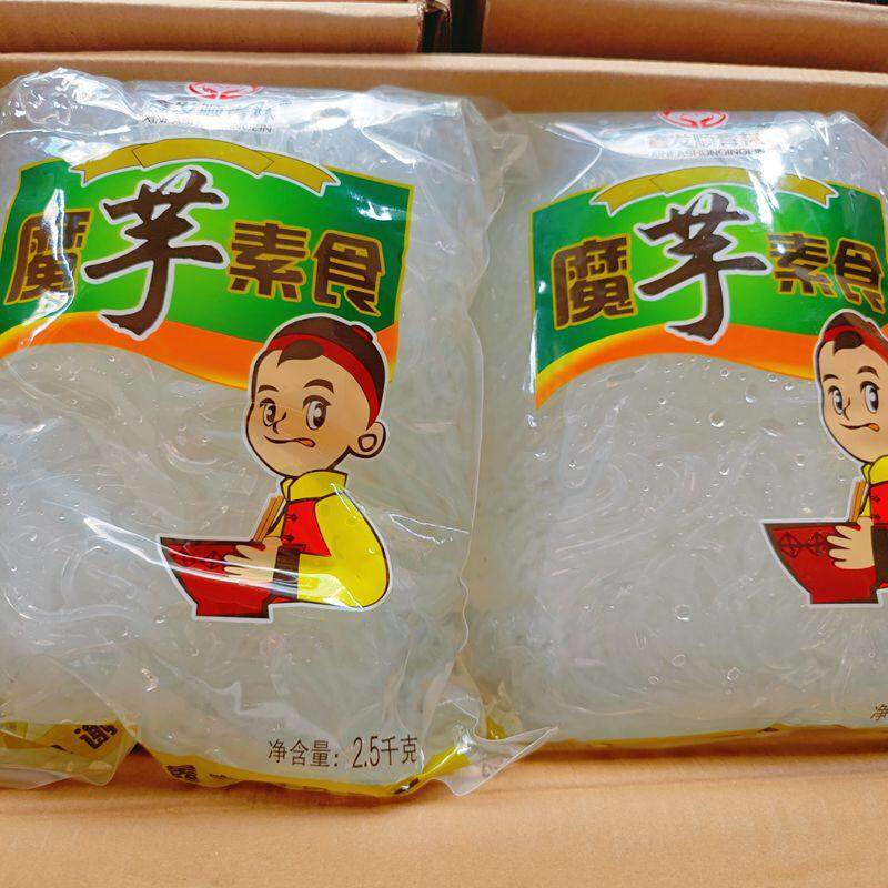 魔芋素丝脆海蜇丝素食水晶粉丝凉拌菜麻辣烫火锅食材整箱商用20斤
