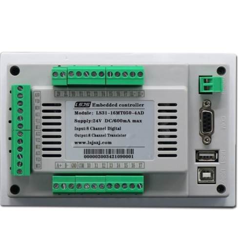 经济型拟PCL触摸屏一体机可编程控器开关量输入/604出模量温度制