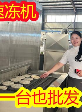 旺源供应全自动海参鲍鱼速冻机隧道式速冻机海鲜蔬菜类速冻