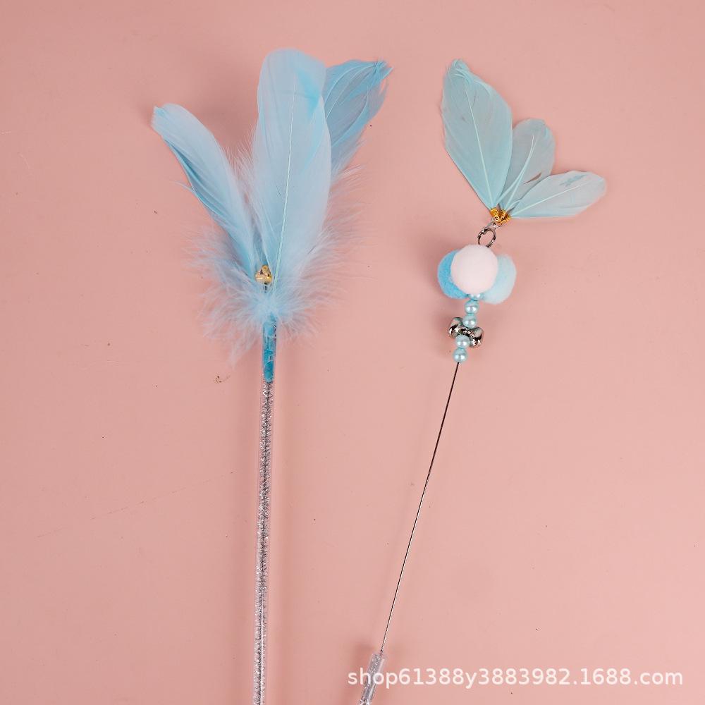 猫咪仙女羽毛钢丝宠物智能玩具