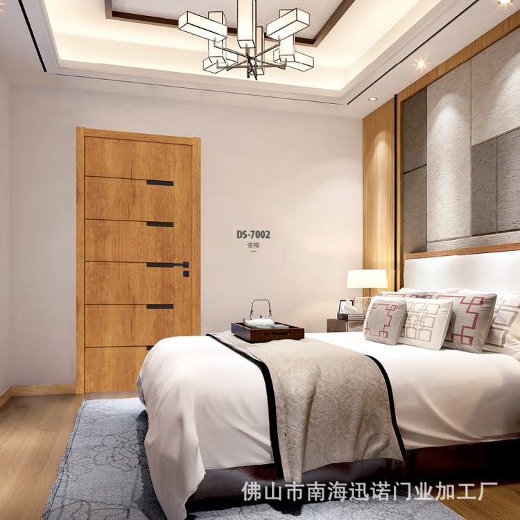 平开门极窄钛镁铝合金门框卫生间门德式拼接厕所碳晶平开门