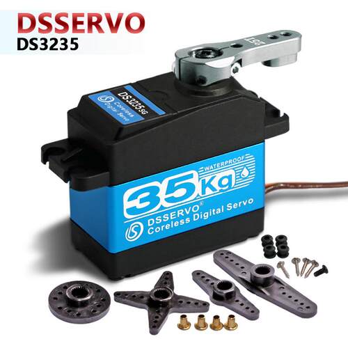 达盛舵机单轴20kg机器人车模大扭力30kg金属齿60kg机械臂云台配件