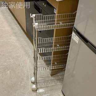 夾縫置物架多層收納架衛(wèi)生間廁所門后化妝品桌面透明多功能可移動