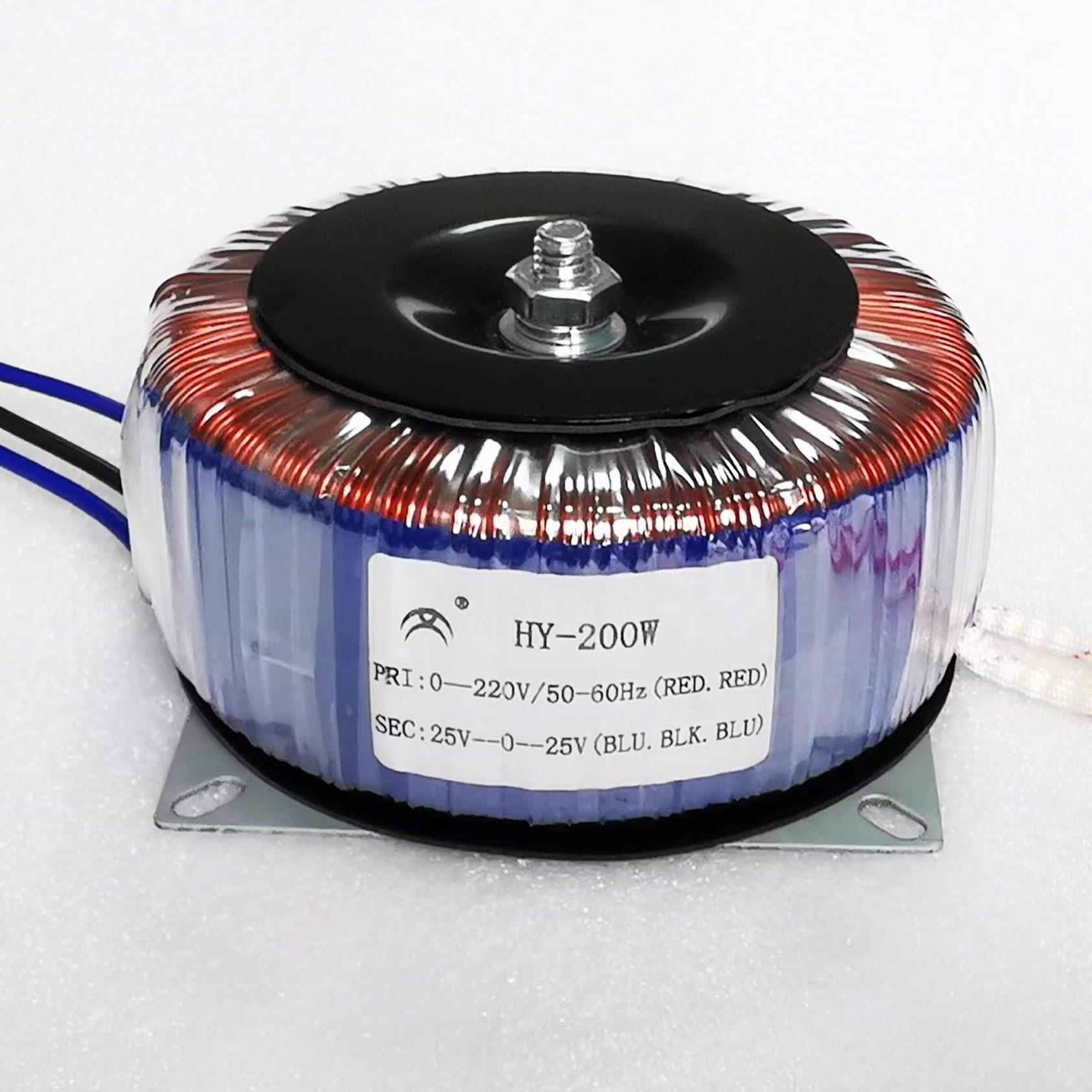 现货环形变压器50W双18V100W双18V200W双25V环牛纯铜A芯整带铁芯