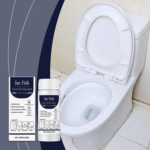 JUE FISH Toilet Foam Cleaner - Gently cleans toilet stains a