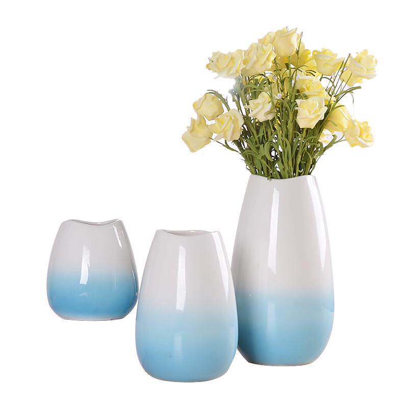 现代简约欧式花瓶透明彩色水培植物绿萝花瓶客厅装饰插花摆件创意