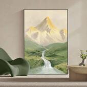 日金山客厅装 饰画沙宿发背景墙挂现代简约落照XMG地画画民酒店壁