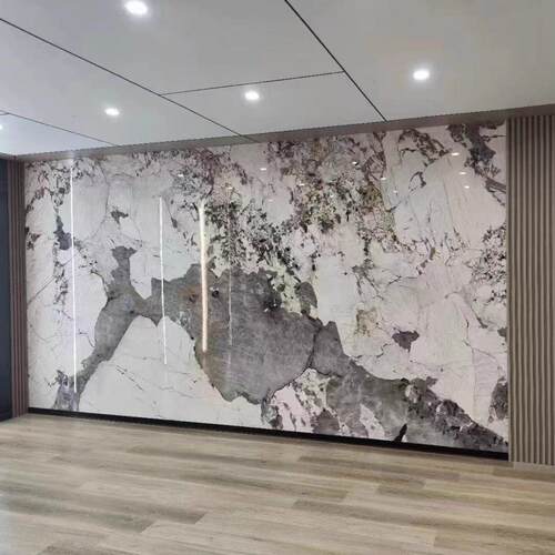 5D潘多拉大理石纹碳晶板背景墙板客厅电视沙发墙板餐厅前台护墙板