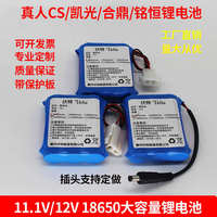 真人CS裝備專用11.1V/12v2600mah鋰電池組/池戰(zhàn)/凱光/合鼎/銘恒