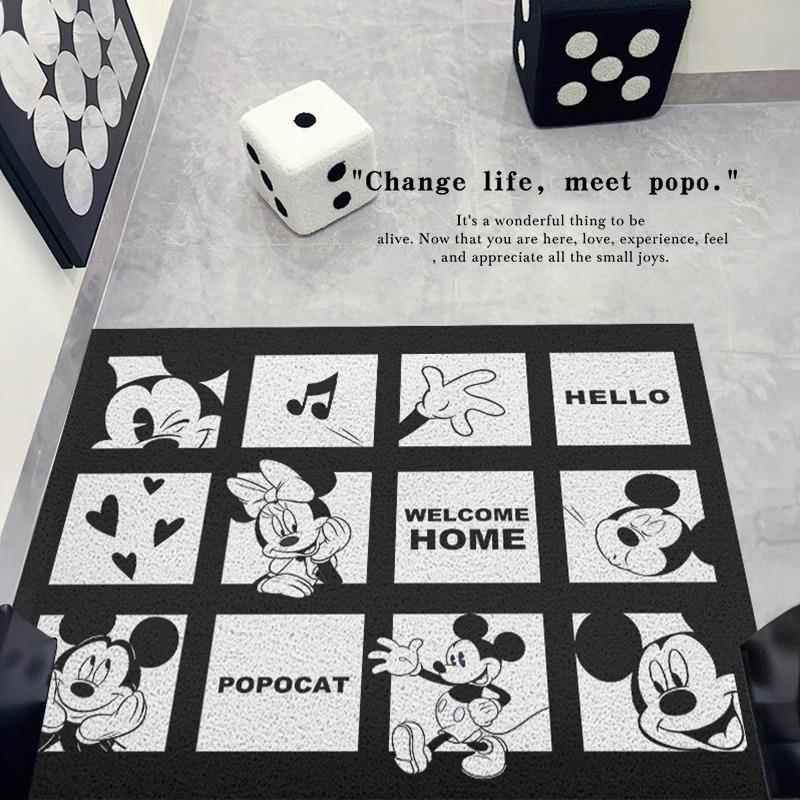 入户门地垫家用耐脏丝圈脚垫进门客厅玄关垫子可裁剪防滑天津地毯