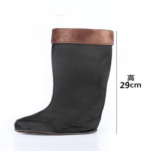 防冻雨鞋毛绒内胆水鞋保暖内胆冬季雨靴内胆拆卸男士涉水防滑水靴