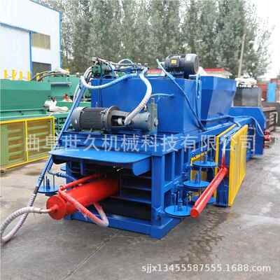 小型全半纸自废动饮料卧式液压VPX打包机塑料瓶编瓶织袋秸秆压包