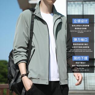 山东即墨卫衣男款2026新款立领夹克春秋休闲韩版修身潮流百搭外套