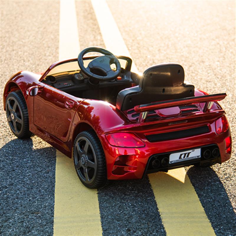 高档RF儿男童U电动车四轮四驱汽车女小宝孩带遥控玩具车可坐人宝