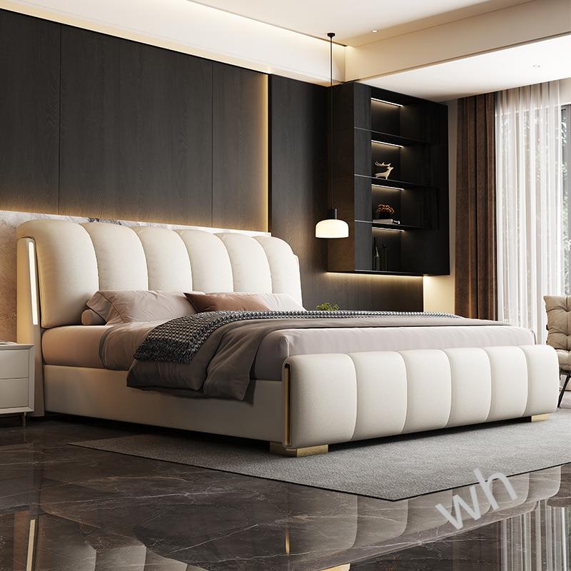 雯P12025新款带床意式床MTV轻奢主灯卧大床双.人18x2