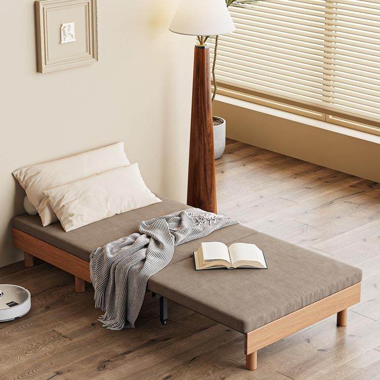 实小木沙发两用户型可折床叠单双无品牌/人经型推拉济坐卧多功能