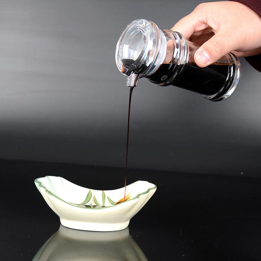 厂家亚克力调料瓶厨房用品酱油醋分装壶作料带盖密封家用香料